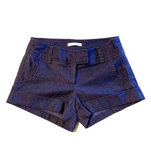 Navy blue short shorts